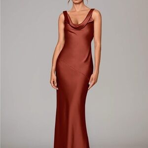 AZAZIE RYLINA

Sophisticated Satin Wedding bridal party gown